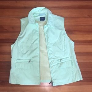 Faconnable lime green vest